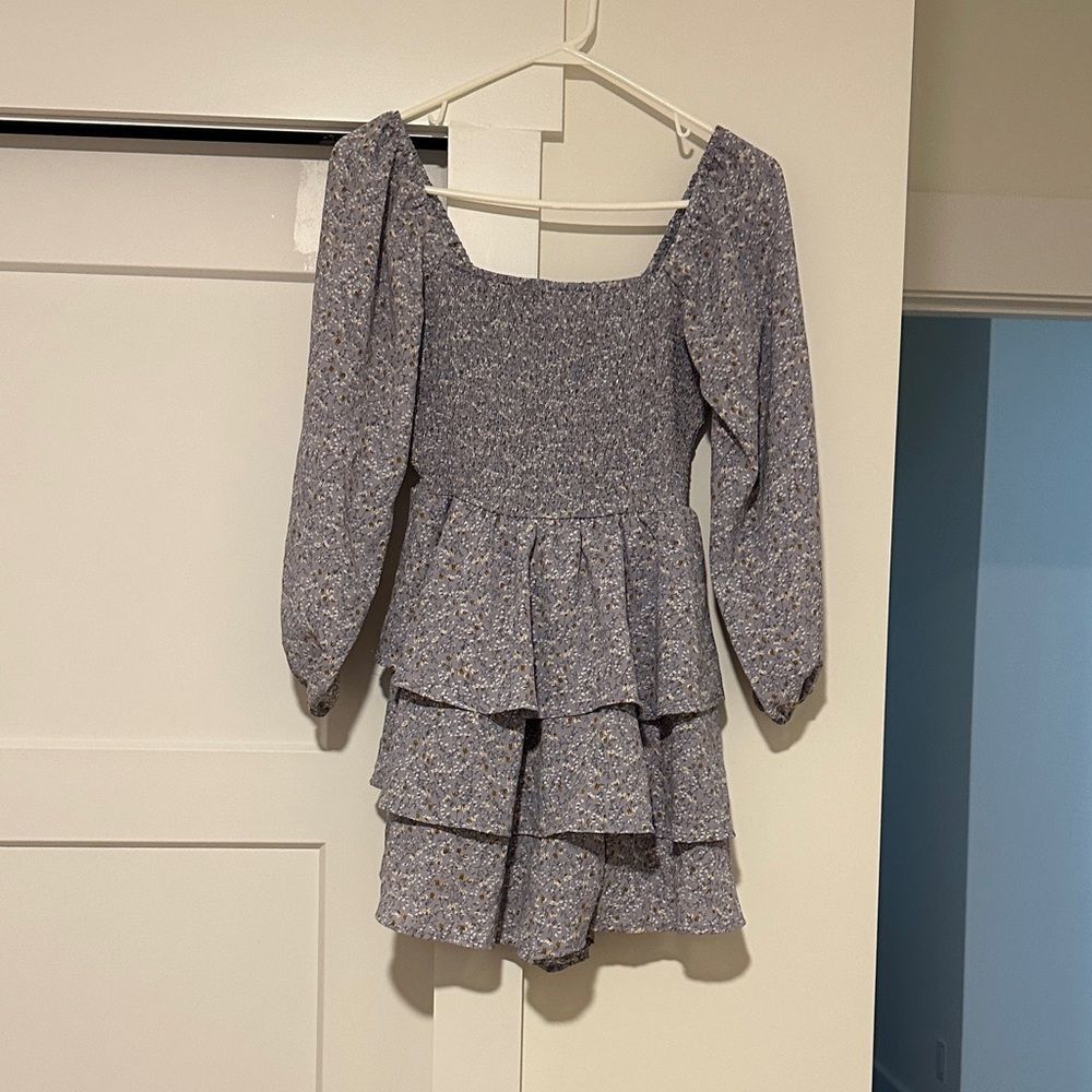 Entro Purple Floral Romper SIZE M